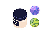 Beauty and skin care cosmetics set, a Decorative Illustration by Good Studio (Thumbnail 4 of 8)