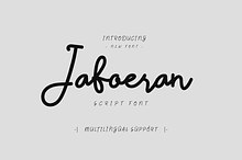 Jaboeran - Script Font