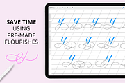 FLOURISH STAMPS FOR PROCREATE, a Brush Add-On by Loveleigh Loops (Thumbnail 10 of 16)