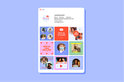 Matriarchy Canva Retro Podcast Insta, a Social Media Template by Luna Studio (Thumbnail 2 of 7)