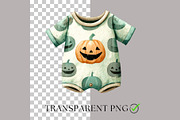 Halloween Baby Shower PNG & Patterns, a Seasonal Illustration by Nicole Branger Art (Thumbnail 5 of 23)