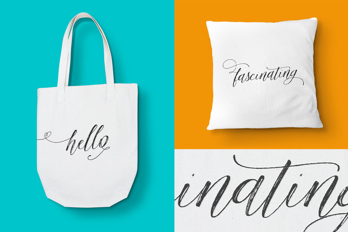 Amelia Script - Draft version, a Script Font by Blessed Print (Photo 10 of 19)