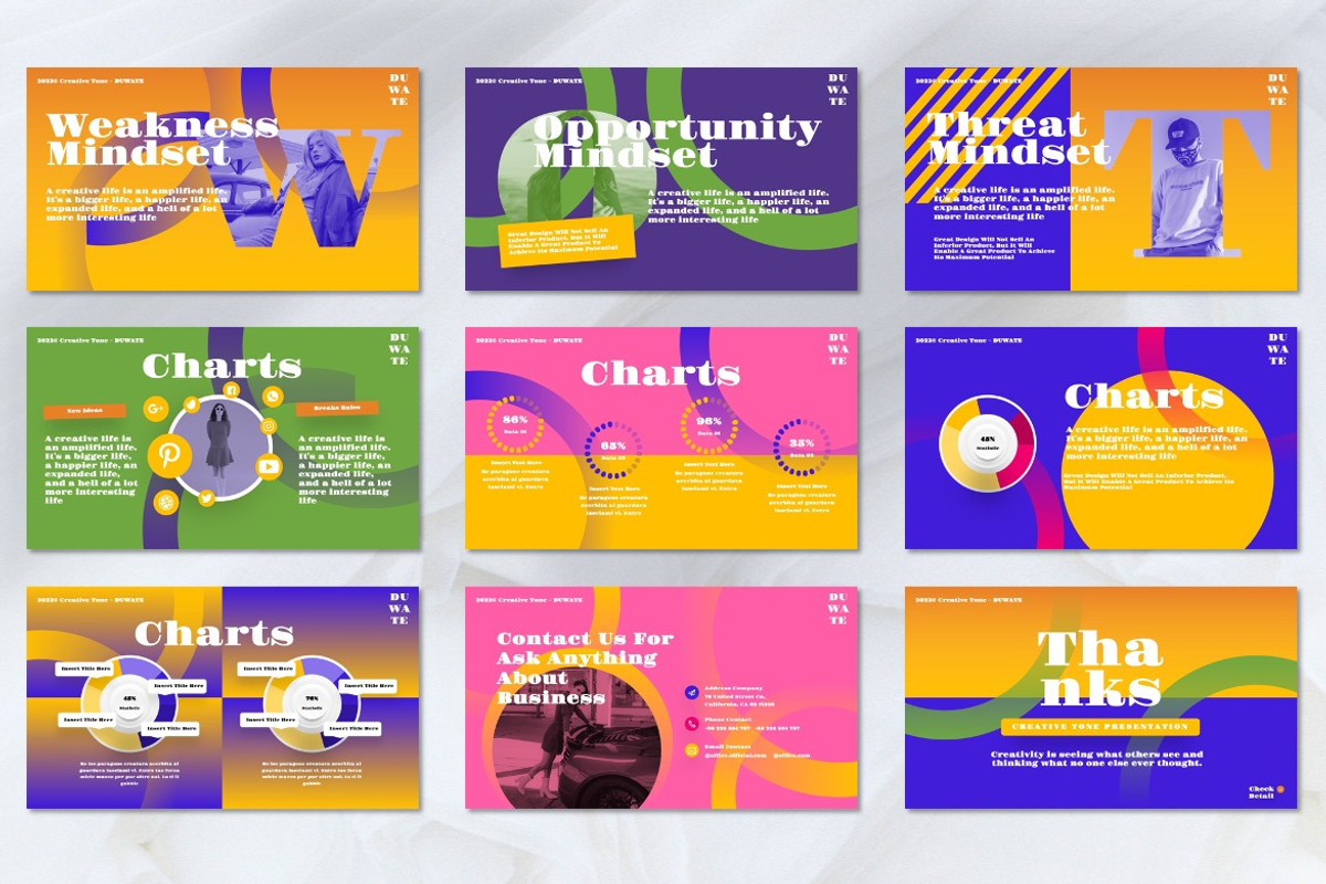 Duwate - Creative Tone Keynote, a Presentation Template by Dhabee (Photo 3 of 7)
