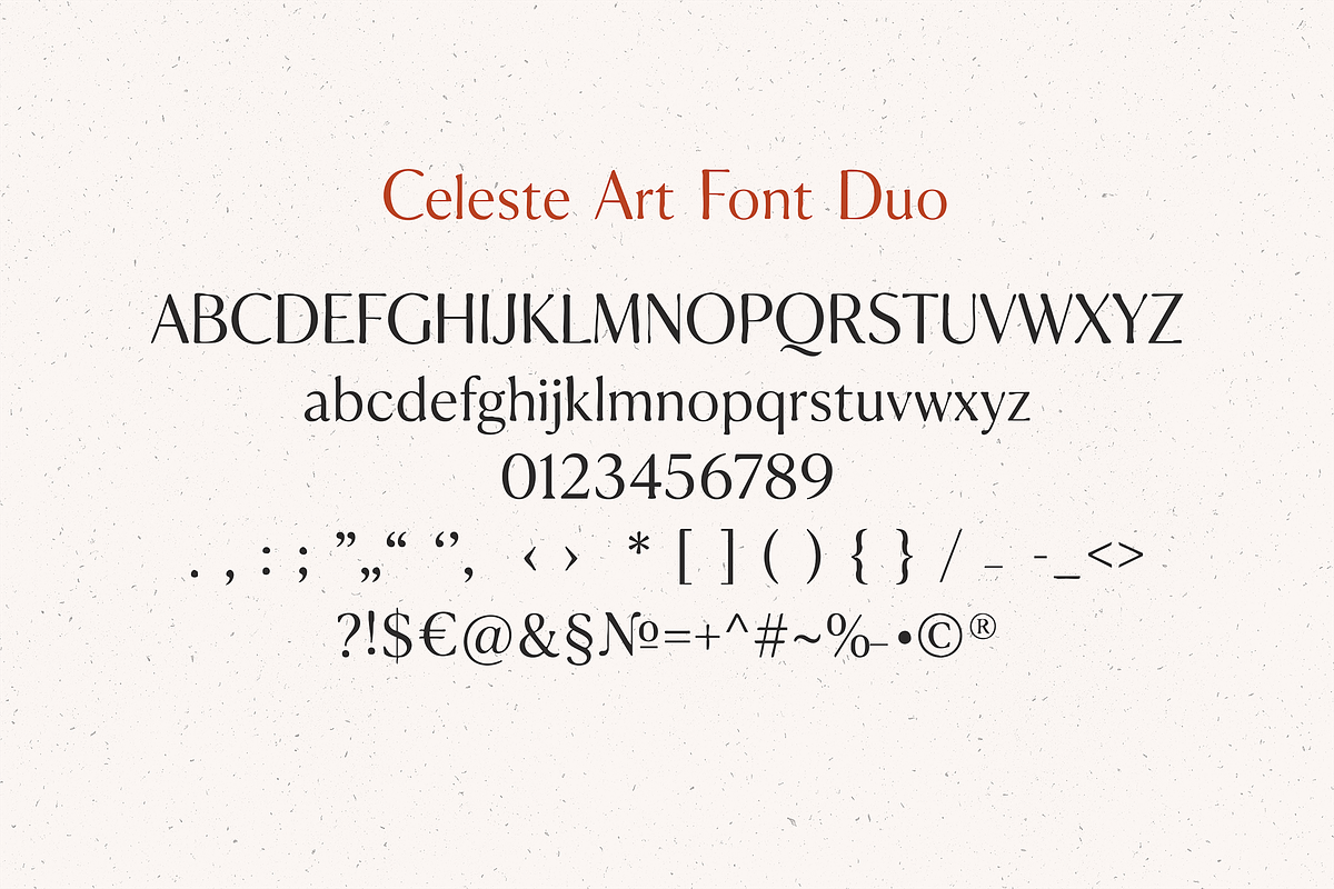 Celeste Art — Elegant Serif & Script, a Script Font by gafaroff studio (Photo 10 of 12)