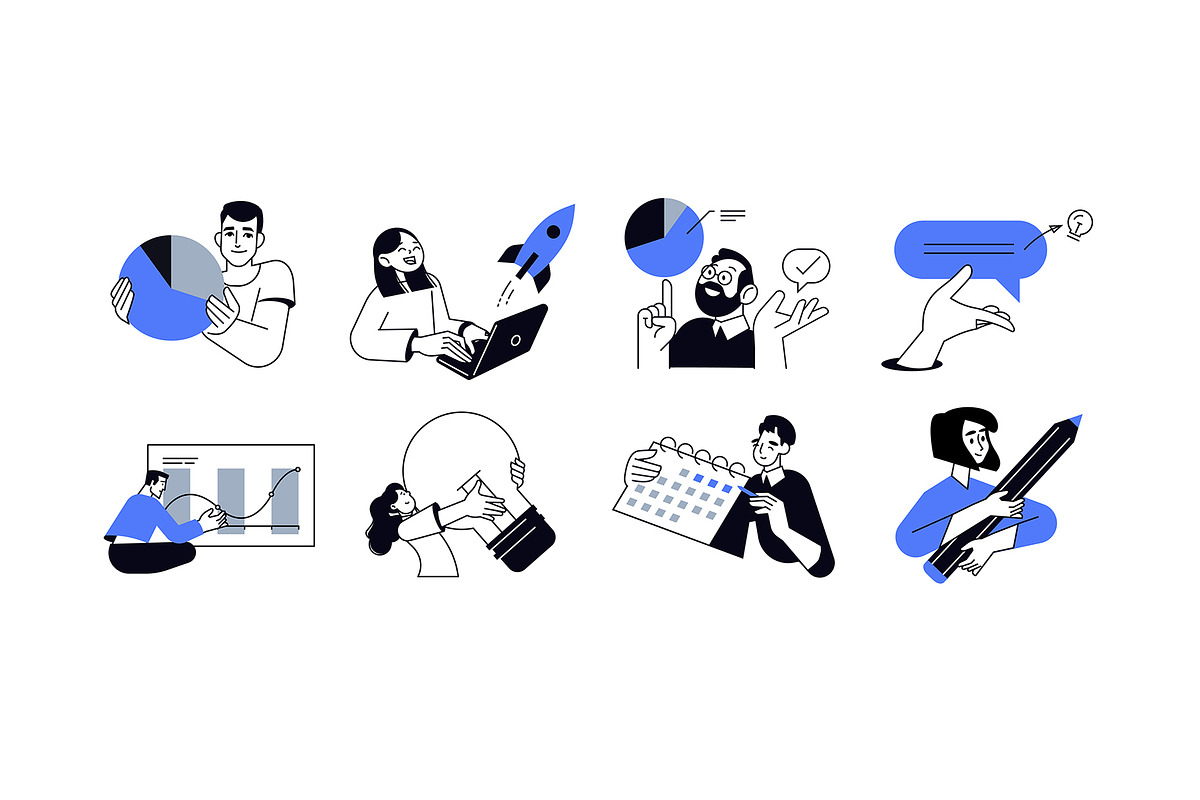 People and Business, a Person Illustration by PureSolution (Photo 3 of 6)