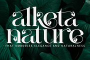 Alketa Nature Font, a Serif Font by 177Studio (Thumbnail 1 of 8)