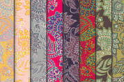8 Paisley seamless vector pattern, a Background Graphic by antalogiya (Thumbnail 1 of 9)