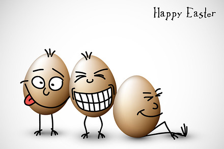 Happy Easter Funny Card, a Card Template by Orson