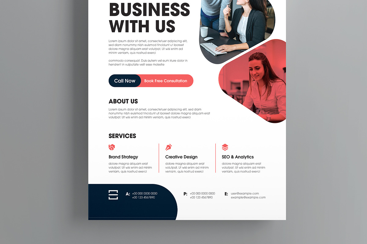 Corporate Business Flyer Template preview 3