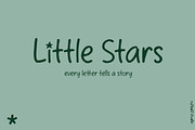 Little Stars, a Handwritten Font by rulihoki studio (Thumbnail 1 of 5)