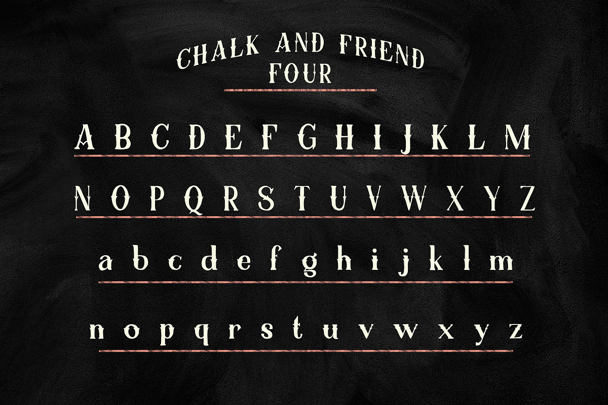 Chalk and Friend, a Font by alit design (Photo 9 of 18)