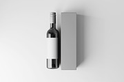 Wine Bottle Mockup, a Product Mockup by GraphicsPixel (Thumbnail 3 of 7)