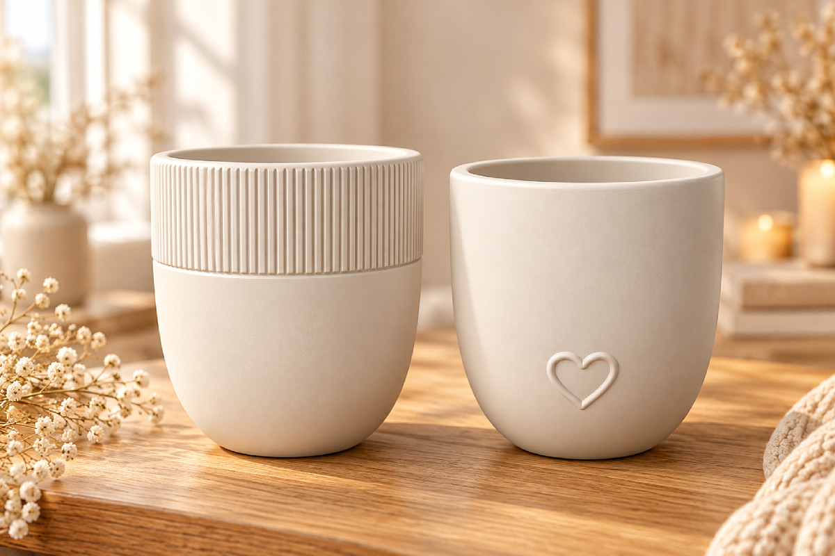 Minimalist Heart Coffee Mug 3D STL, a Scene 3D Model by Layerology (Photo 2 of 3)