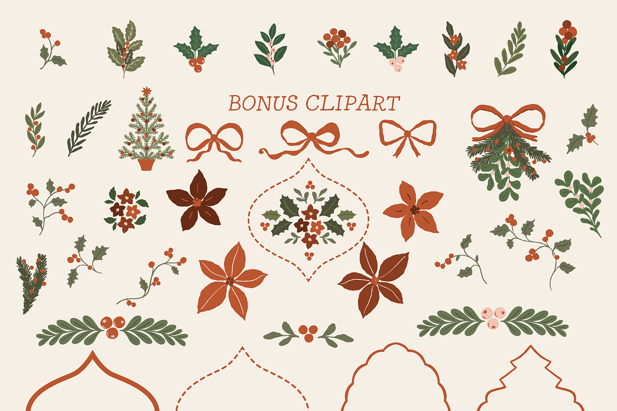 Traditional Christmas patterns, a Pattern Graphic by Cozy pattern shop (Photo 13 of 13)