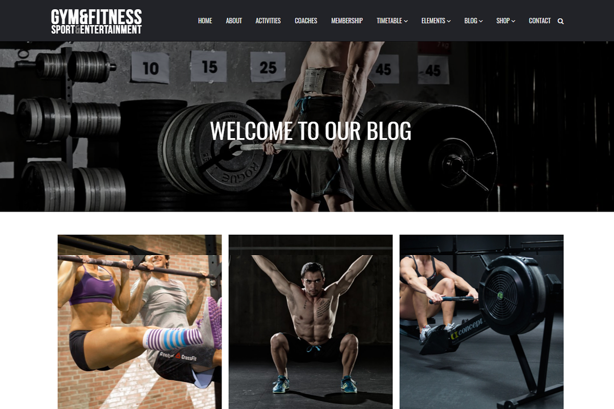 Gym & Fitness WordPress Theme, a WordPress Template by Visualmodo (Photo 6 of 25)