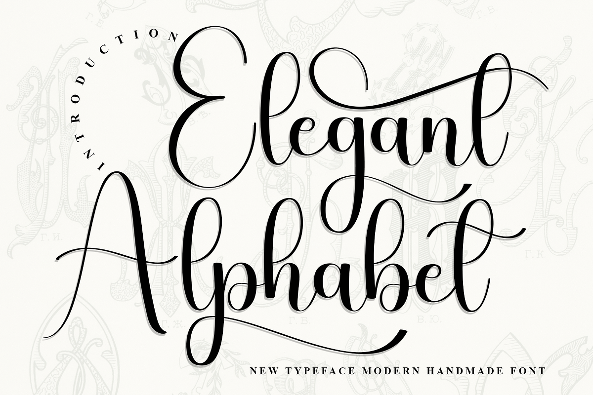 Elegant Alphabet, a Handwritten Font by FreshTypeINK (Photo 2 of 8)