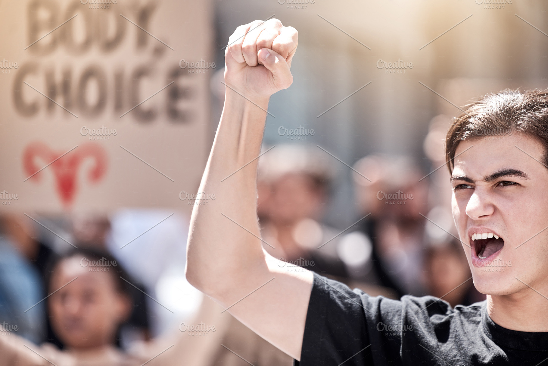 Raising our voices to bring change, a Photo by Peopleimages.com