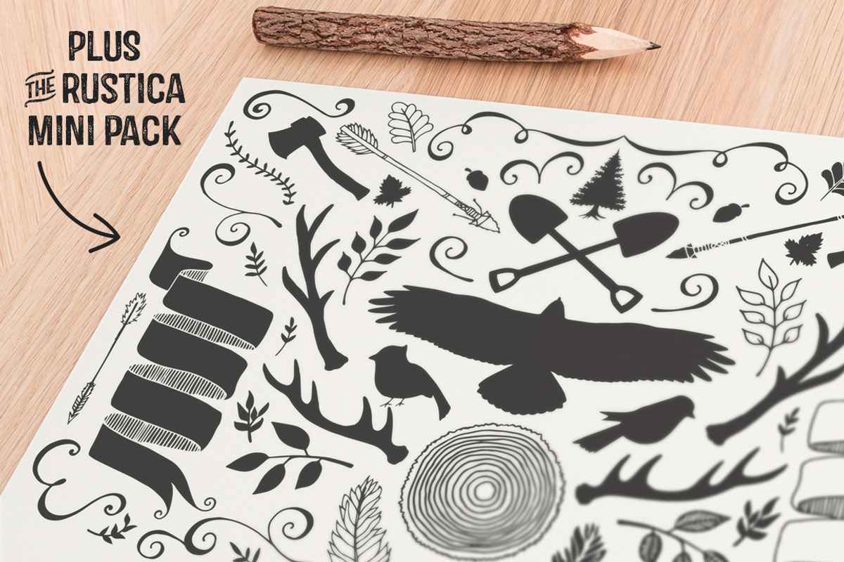 Rustica Combo Pack + Mini Pack, an Illustration by Callie Rian & Co. (Photo 4 of 5)