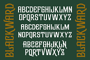 Blackward - Display Font, a Serif Font by overlaytemplates (Thumbnail 4 of 6)