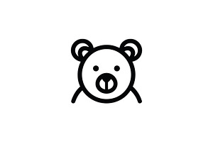 Bear Logo Vector Design Graphic, a Branding & Logo Template by Vectorium Studio
