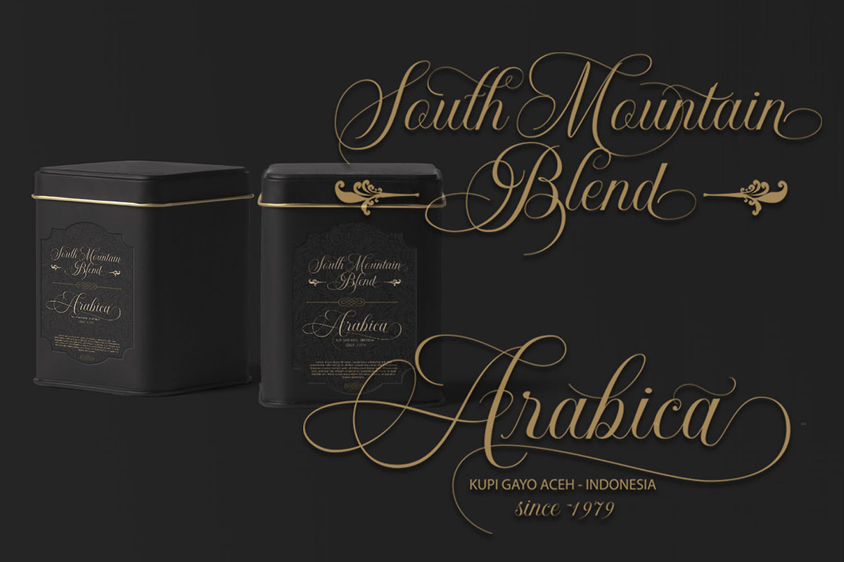 Khatija Calligraphy, a Script Font by Ridha-38.lineart (Photo 12 of 15)