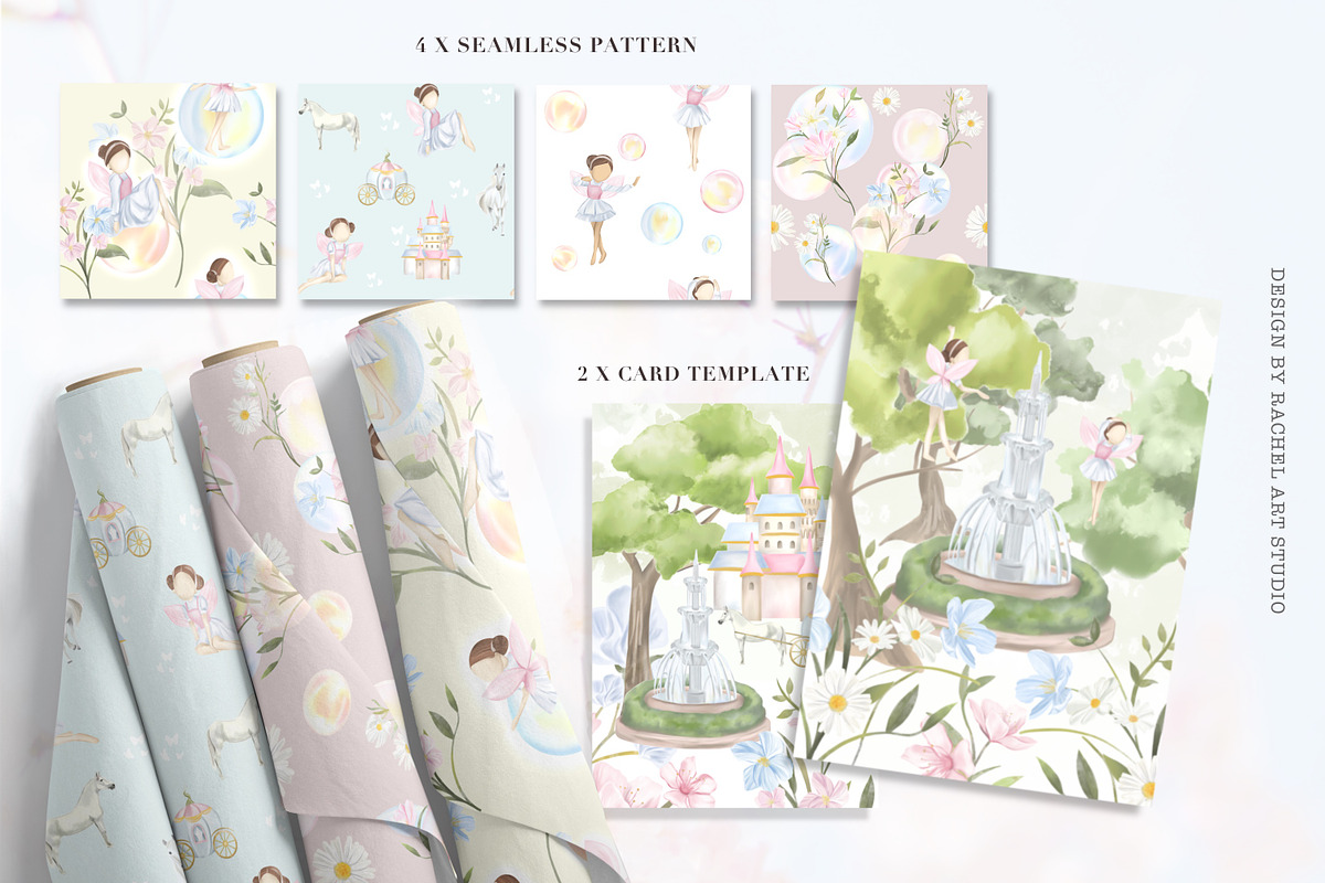 Enchanted Fairy Garden, an Illustration by Rachel Art Studio (Photo 10 of 10)
