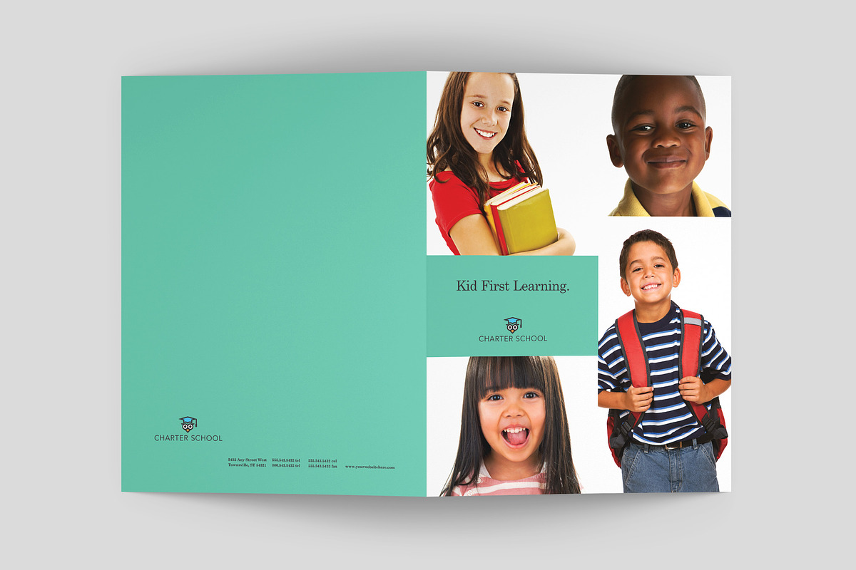 School Brochure Template, a Brochure Template by StockLayouts (Photo 3 of 4)
