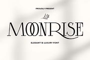 Moonrise - Luxury Font, a Serif Font by Umitype (Thumbnail 1 of 9)