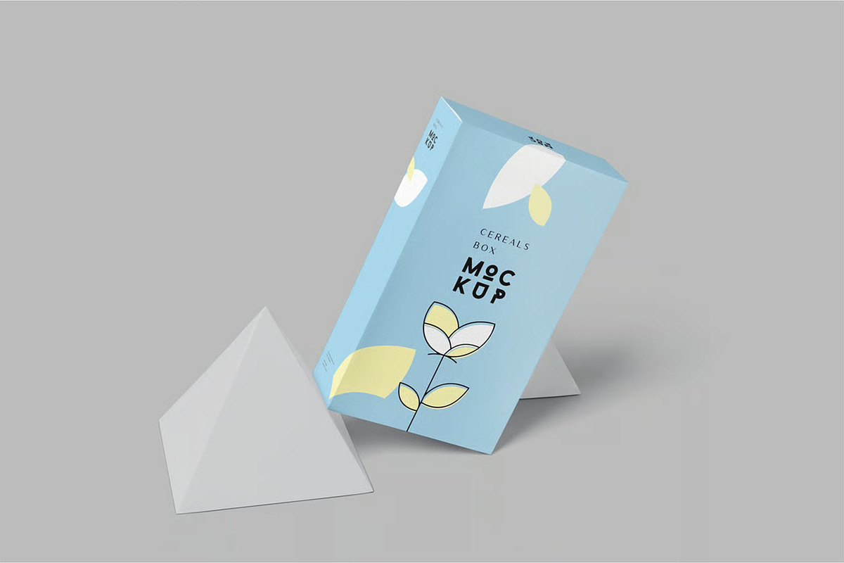 Cereals Box Mockup - Slim Size Box, a Packaging Mockup by megostudi0 (Photo 7 of 7)