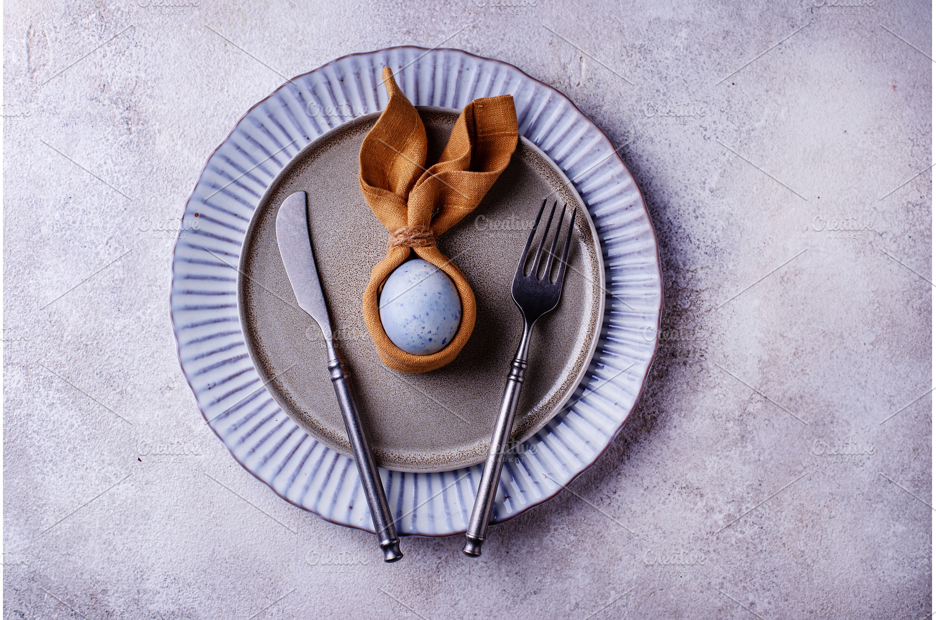Elegant Easter table setting with, a Holiday Photo by Yulia Furman
