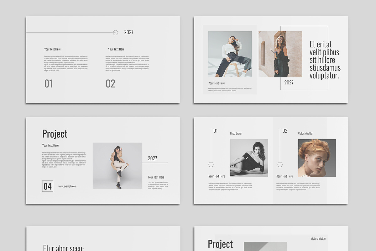 Modern Fashion Presentation Design, a Presentation Template by ClickPaint_Studio (Photo 4 of 6)