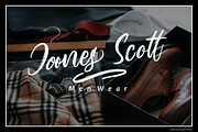Billy Stranger, a Script Font by zamjumps (Thumbnail 4 of 9)