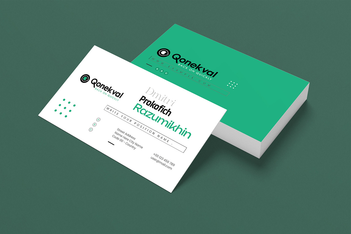Professional Business Card Template