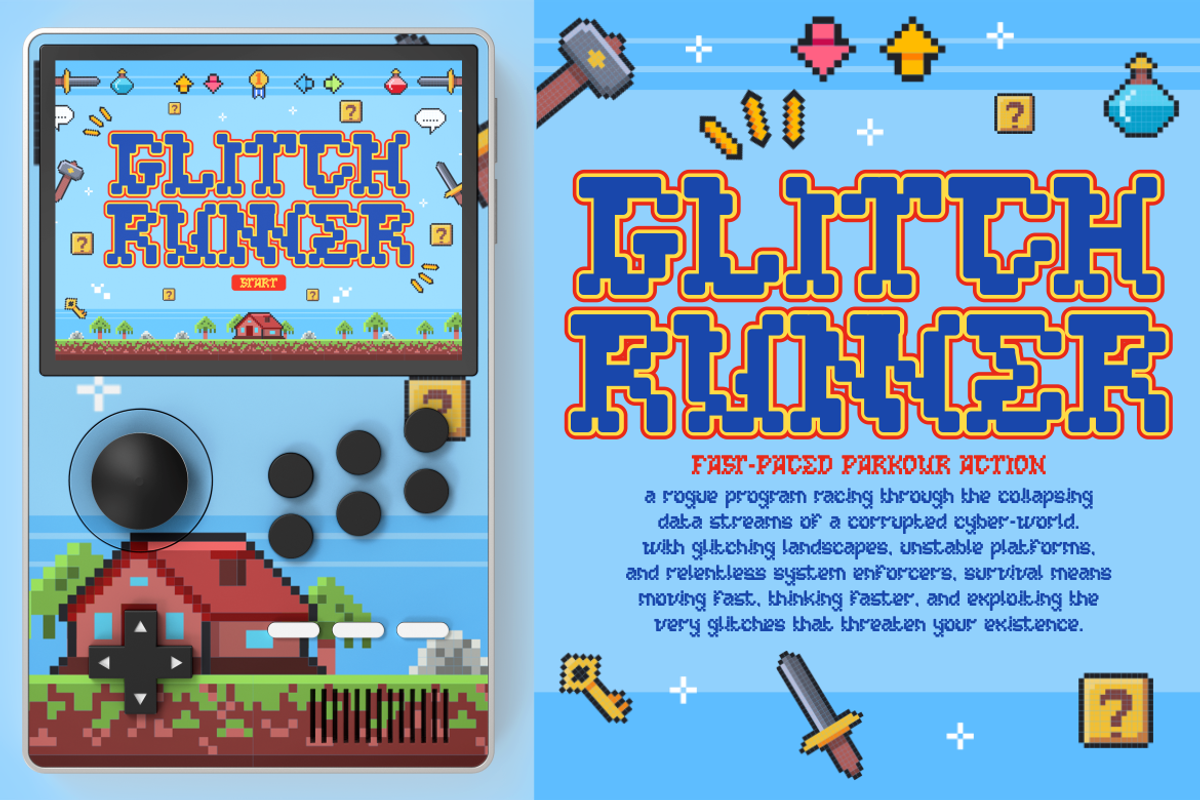 Pixel Quest - Pixel Font, a Font by PutraCetol Studio (Photo 3 of 5)