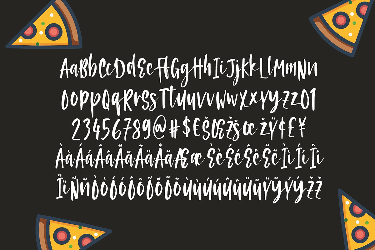 Pizza Travel - Cute Brush Font preview 6