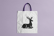 Resting Deer Minimalist Logo, a Branding & Logo Template by Vectorium Studio (Thumbnail 2 of 2)