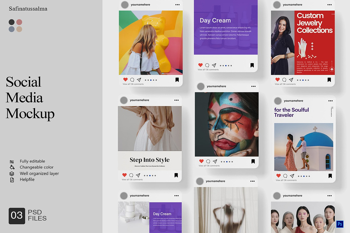 Social Media Mockup, a Device Mockup by Sweetdady (Photo 1 of 5)