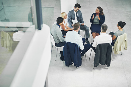 Charting the company's course, a Photo by Peopleimages.com