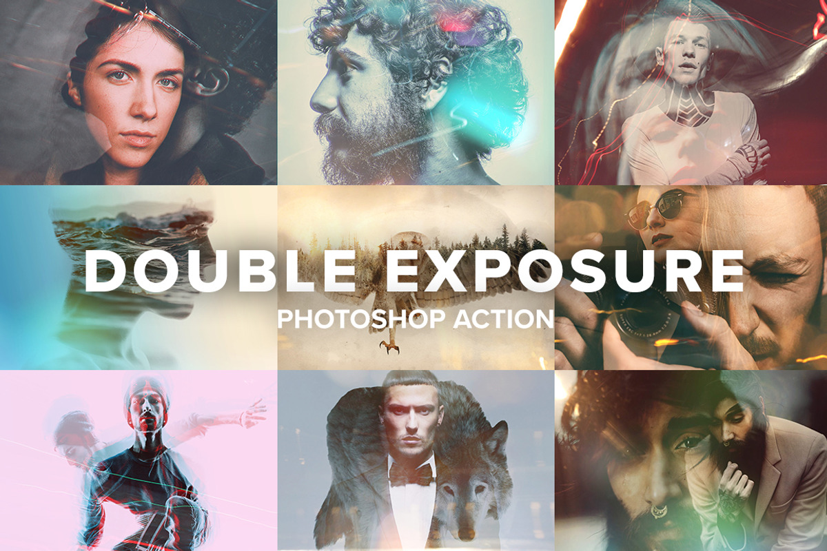 Double Exposure Photoshop Action, an Action Add-On by Sevenstyles (Photo 1 of 21)