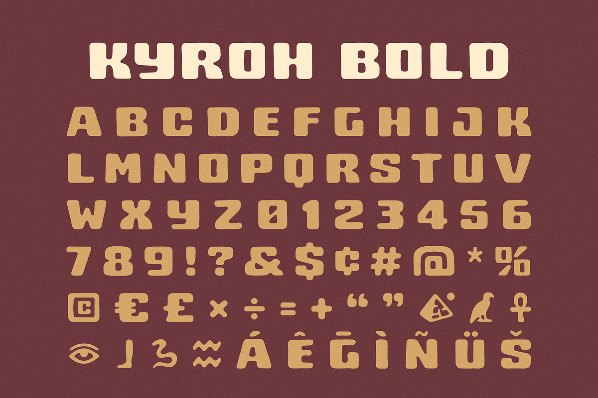 Kyroh — Vintage display sans, a Sans Serif Font by SimpleBits® (Photo 2 of 6)
