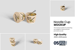 Noodle Cup Mockup For Branding, a Packaging Mockup by bimockup