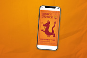 Lunar New Year - Year of the Dragon, a Flyer Template by Mavrosaurus Creative Shop (Thumbnail 3 of 5)