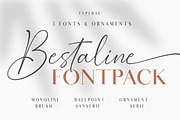 Bestaline Font Collection, a Script Font by Typebae (Thumbnail 1 of 14)