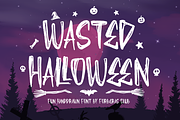 Wasted Halloween |Spooky Handwritten, a Font by Forberas Club (Thumbnail 1 of 7)