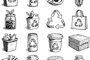Eco Recycling Collection Set, an Object Graphic by RT Studio (Thumbnail 3 of 4)