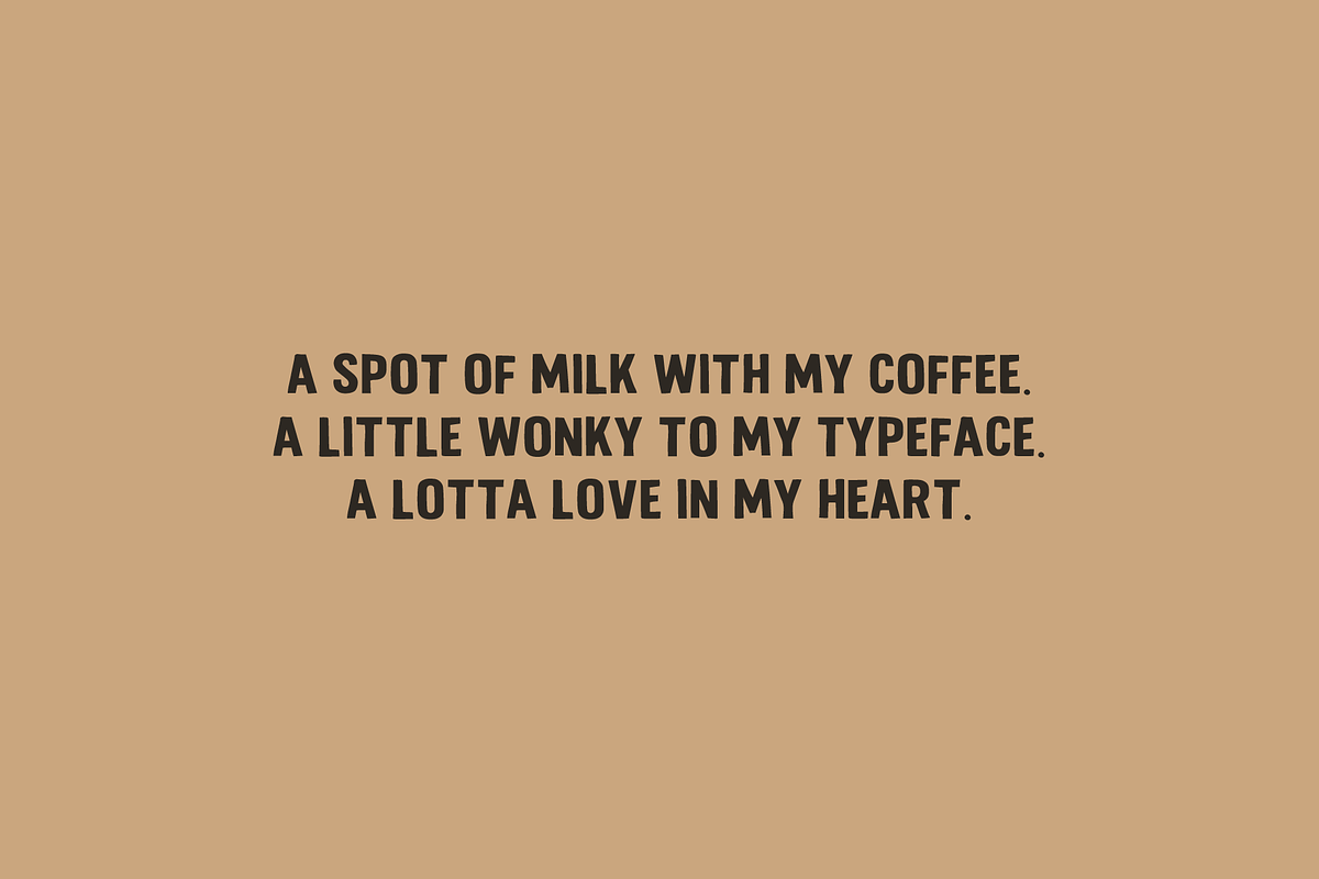 The Telegram Typeface, a Sans Serif Font by Morgan Lacey Hart (Photo 4 of 5)