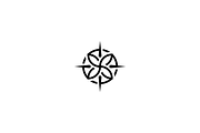 Minimalist Compass Nature Logo, a Branding & Logo Template by Luxury Logos (Thumbnail 3 of 4)