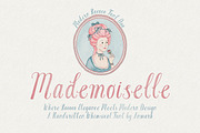 Mademoiselle Modern Rococo Font Duo, a Handwritten Font by AnMark (Thumbnail 1 of 14)
