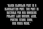 Black Glemojir - Medieval Font, a Blackletter Font by QR Design Studio (Thumbnail 5 of 9)