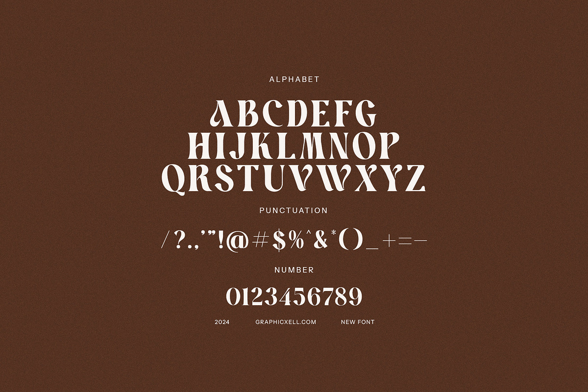 Varcon Elegant Serif Font, a Serif Font by Graphicxell (Photo 8 of 8)
